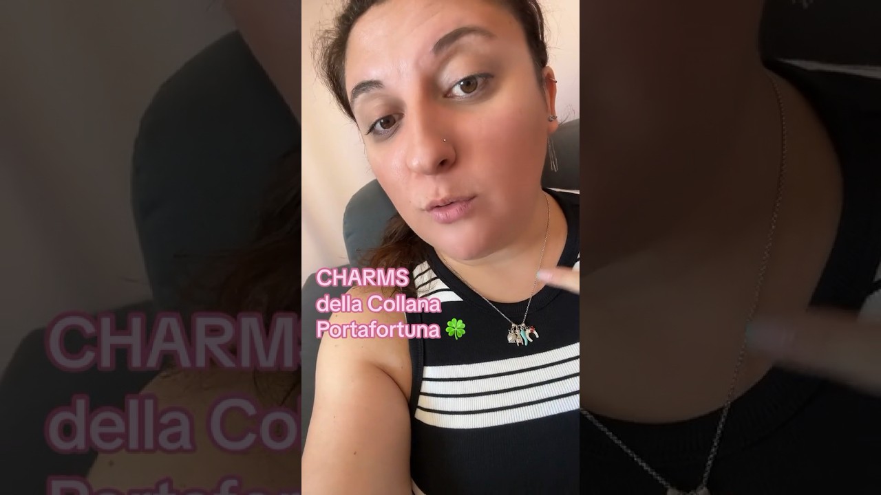 Charms per la collana Portafortuna - versione argento #gioielli #argento #smallbusiness