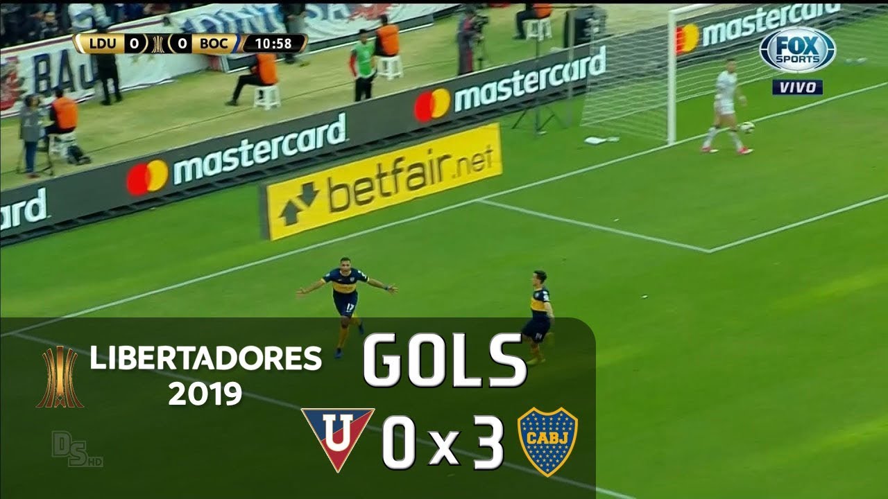 Gols - LDU 0 x 3 Boca Juniors - Libertadores 2019