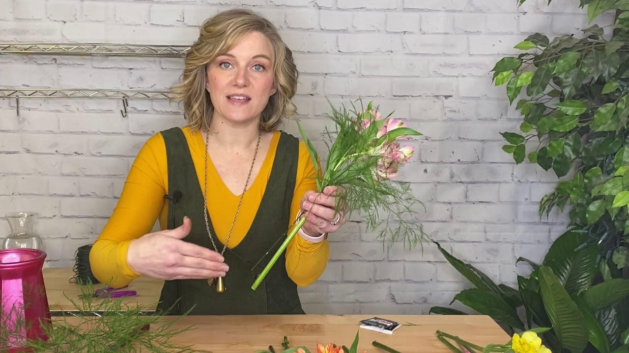 Alstroemeria Frequent Flower Arranging Tutorial