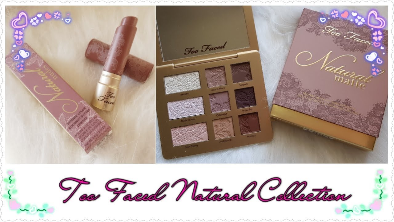 Too Faced Natural Matte Palette New vs Old Version + Natural Nudes Lipstick || laEliZ80