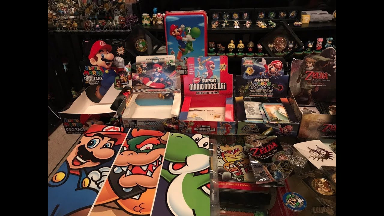 EnterPlay Nintendo Collection Super Mario & The Legend of Zelda Cards Dog Tags & Coins