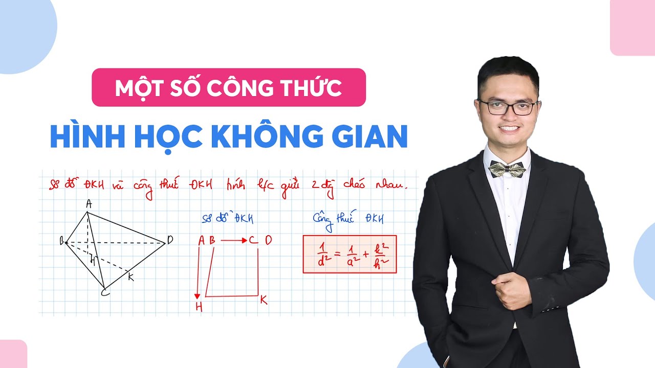 Một số công thức tính nhanh hình học không gian