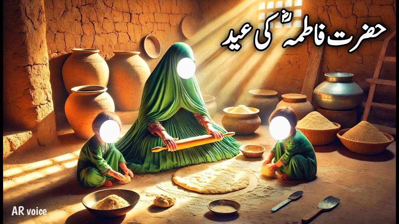 Bibi Fatima RA aur Imam Hassan o Hussain ki Dardhari Eid