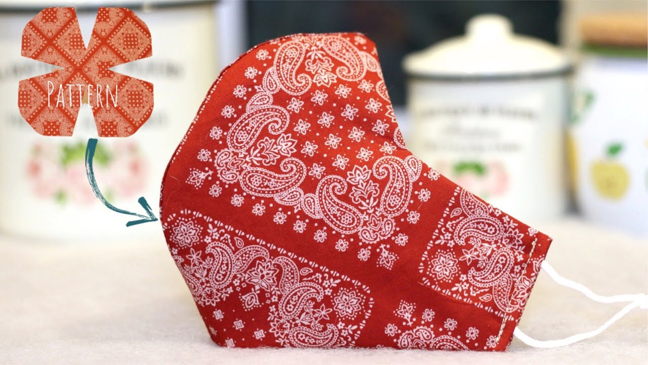 BEST FITTED MASK EVER🔥🔥Easy Breathable Face Mask pattern - sewing tutorial