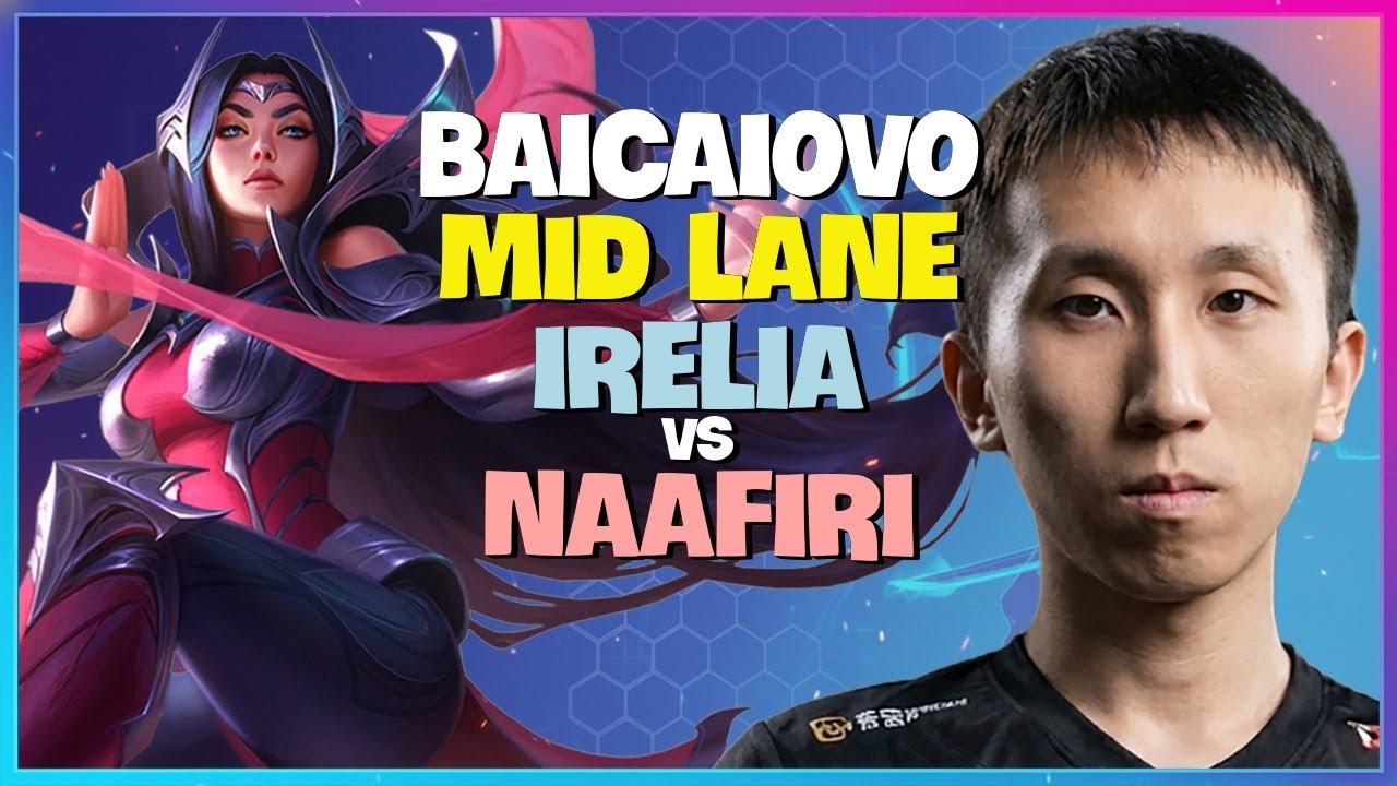 Baicaiovo Chinese Super Server Rank 2 Challenger Irelia Mid Lane Engsub