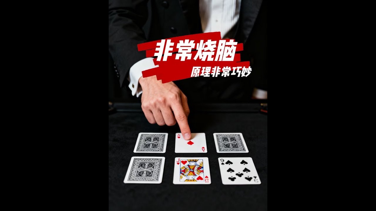 教你一個奇跡完全發生在觀眾手里撲克魔術（非常燒腦，原理巧妙） #魔術 #撲克魔術 #互動性強的魔術