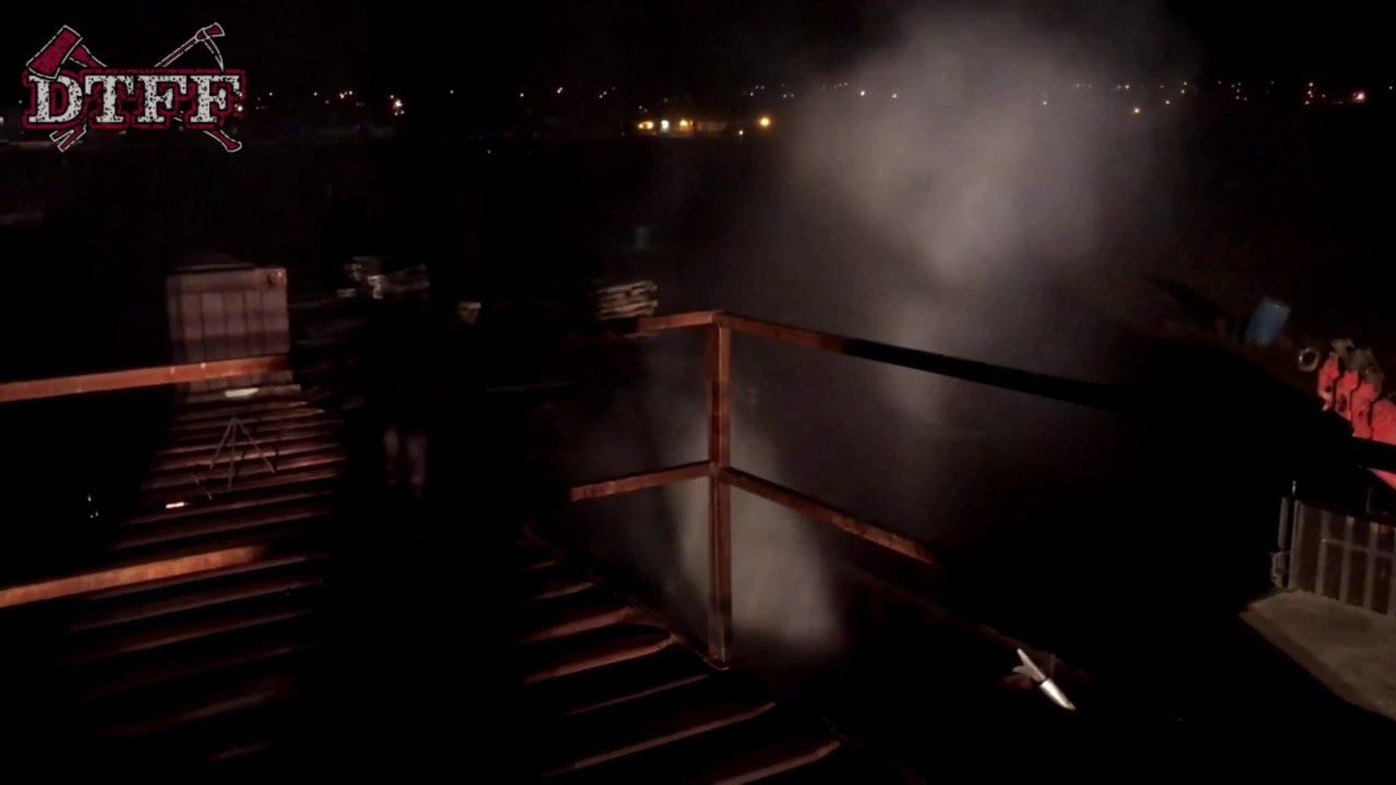 Basement fire Practice - Below Grade Fire Attack (Firefighter Training 2020)