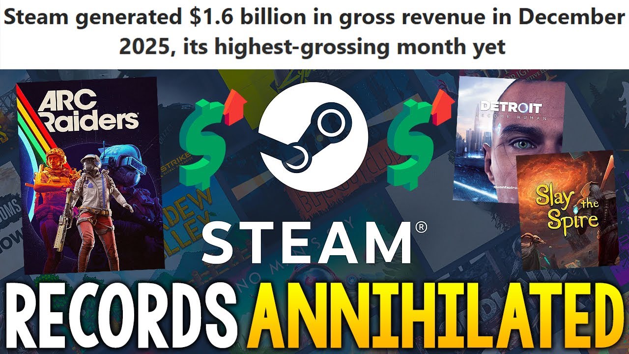 STEAM is Making an ABSOLUTELY INSANE Amount of MONEY - Records Are Being Annihilated!
