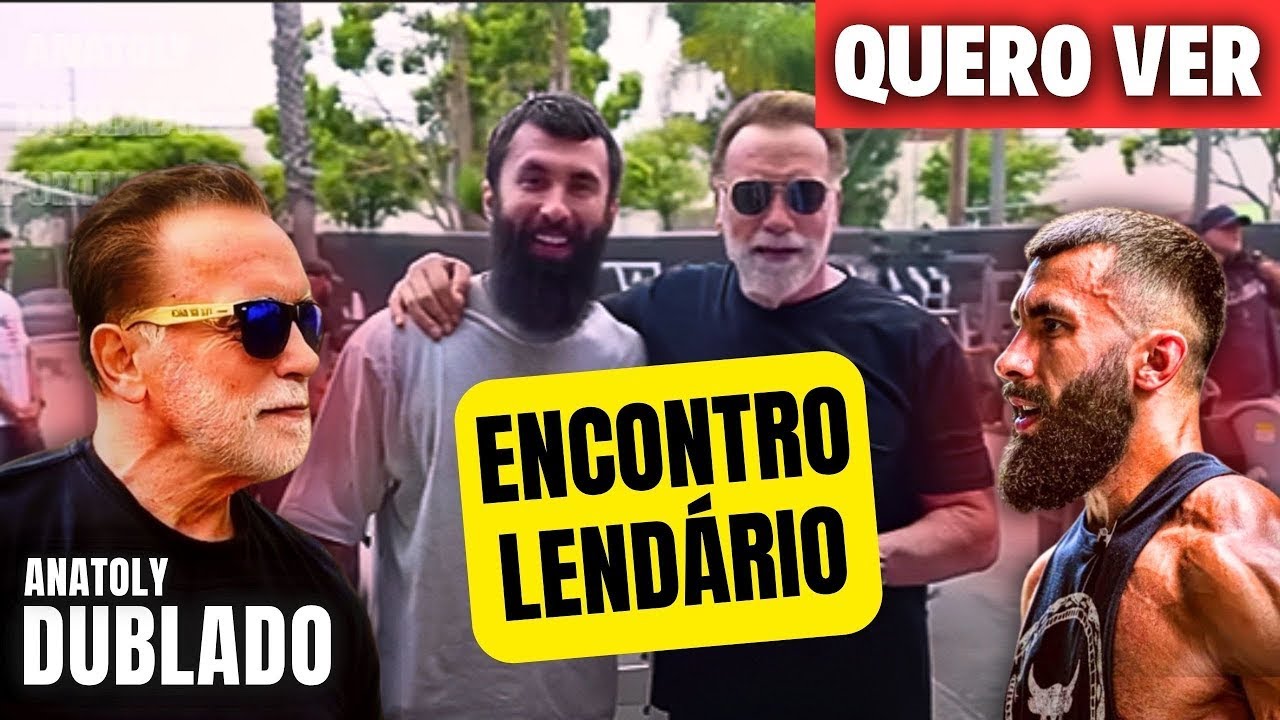 ARNOLD e ANATOLY Treinam Juntos  _ anatoly dublado português
