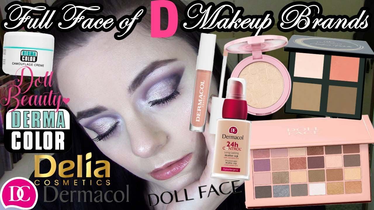 Full Face of 'D' Makeup Brands PT1 (Dermacol, Doll Face, Delia, Dermacolor, etc)