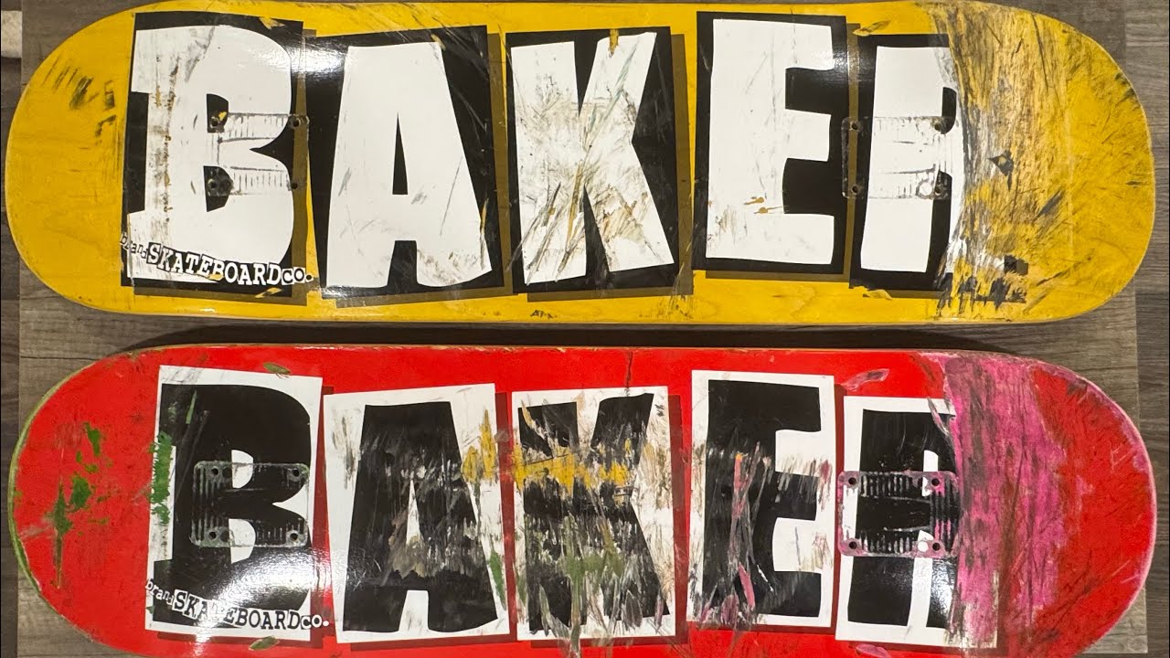 Comparing Baker Skateboards OG Shape and B2 Shape
