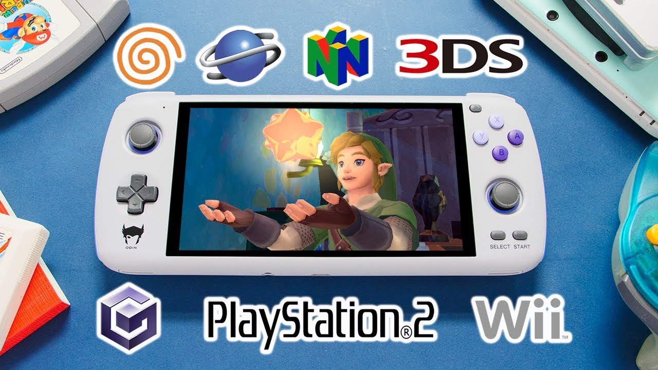 AYN ODIN TESTES EM EMULADORES PS2 3DS GAME CUBE WII! #emulador #ayn #odin