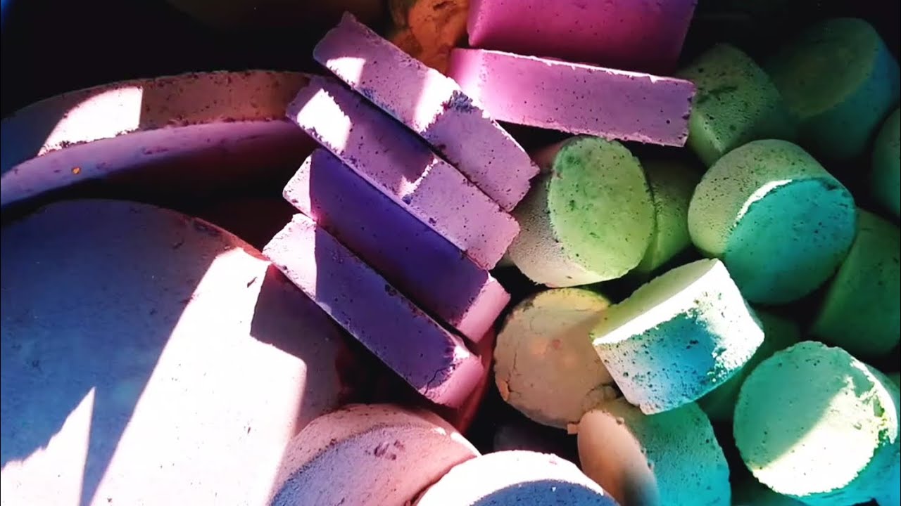 ASMR Colorful Gymchalk Crush