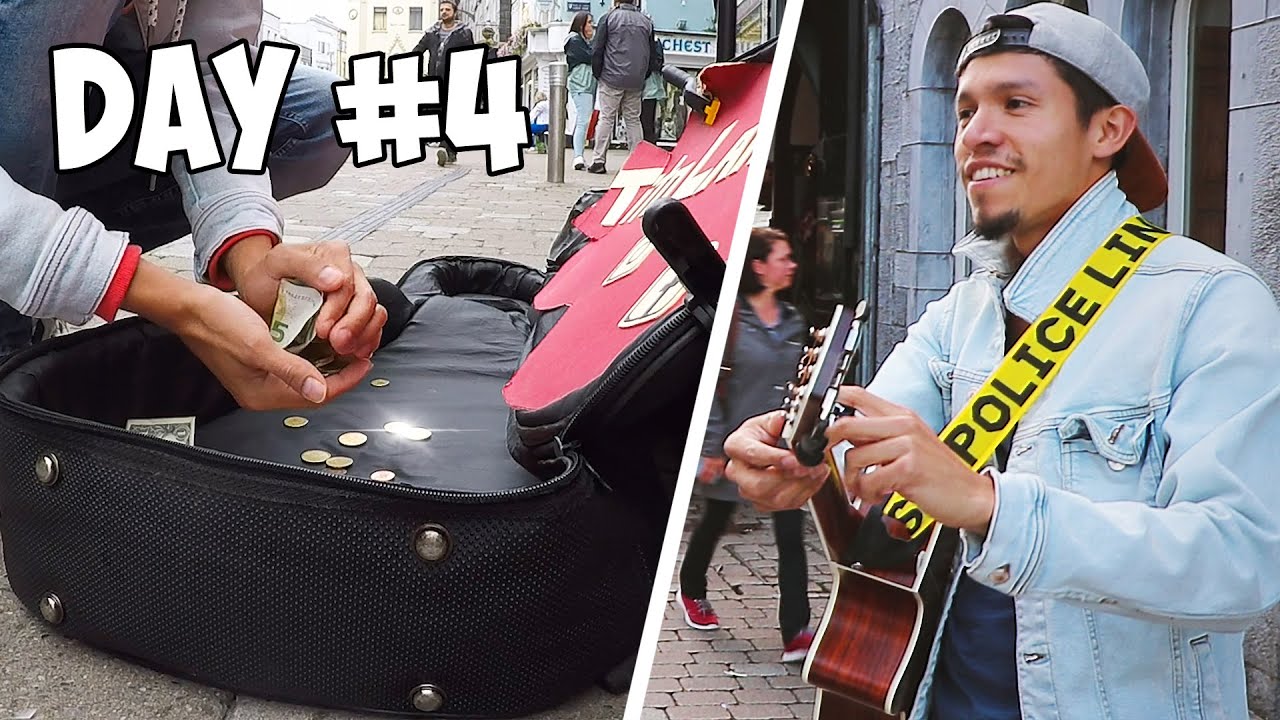 BUSKING 1 HOUR EVERY DAY! How much money can you make busking?