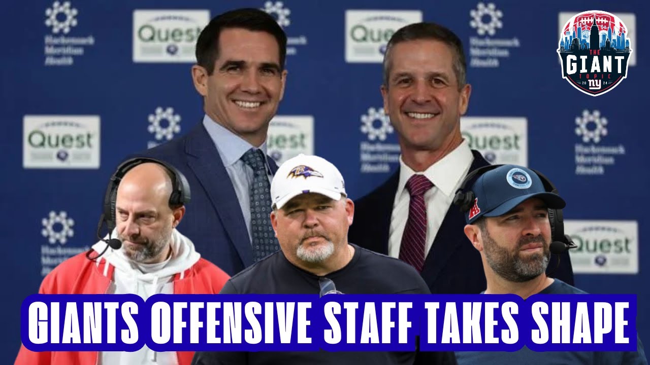 Giants hire Brian Callahan and Greg Roman! | Offensive Staff is STACKED!