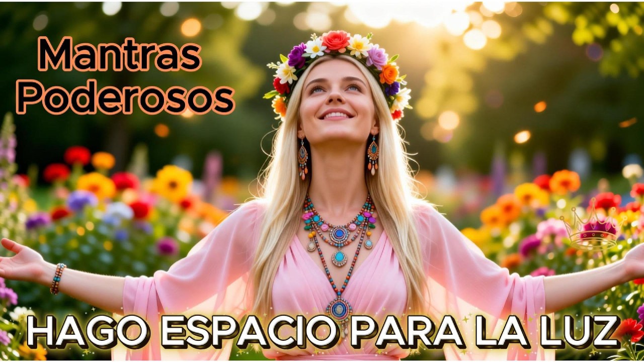 🌸 HAGO ESPACIO PARA LA LUZ, ESTE MANTRA ENVUELVE TU CORAZON  DE LUZ🤍✨