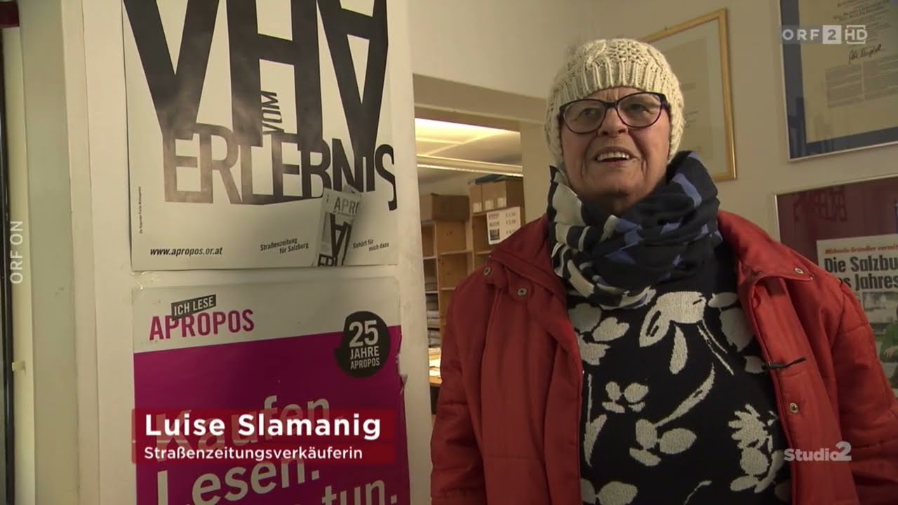 ORF Studio 2 - Apropos - Straßenzeitungen gegen Armut und Vorurteile - 10.12.2025