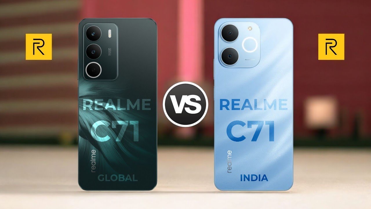 Realme C71 4G Global Vs Realme C71 4G India