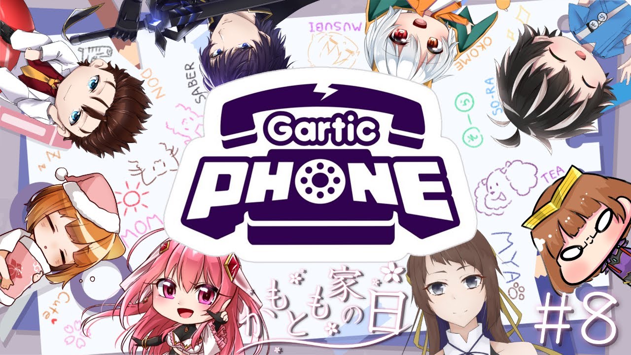 【かもとも家の日】かもとも家、画家になる。#8【新人Vtuber】