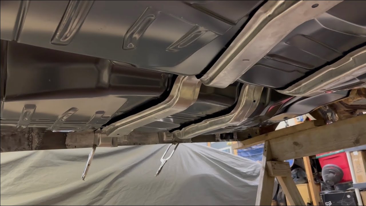 Cutlass W-31 Restoration Floor Pan And Floor Supports Final Fitment Before Welding