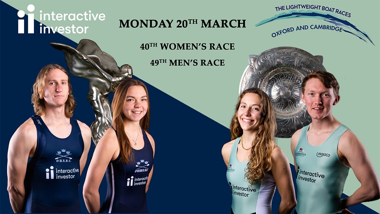 2023 Lightweight Boat Races, proudly supported by interactive investor