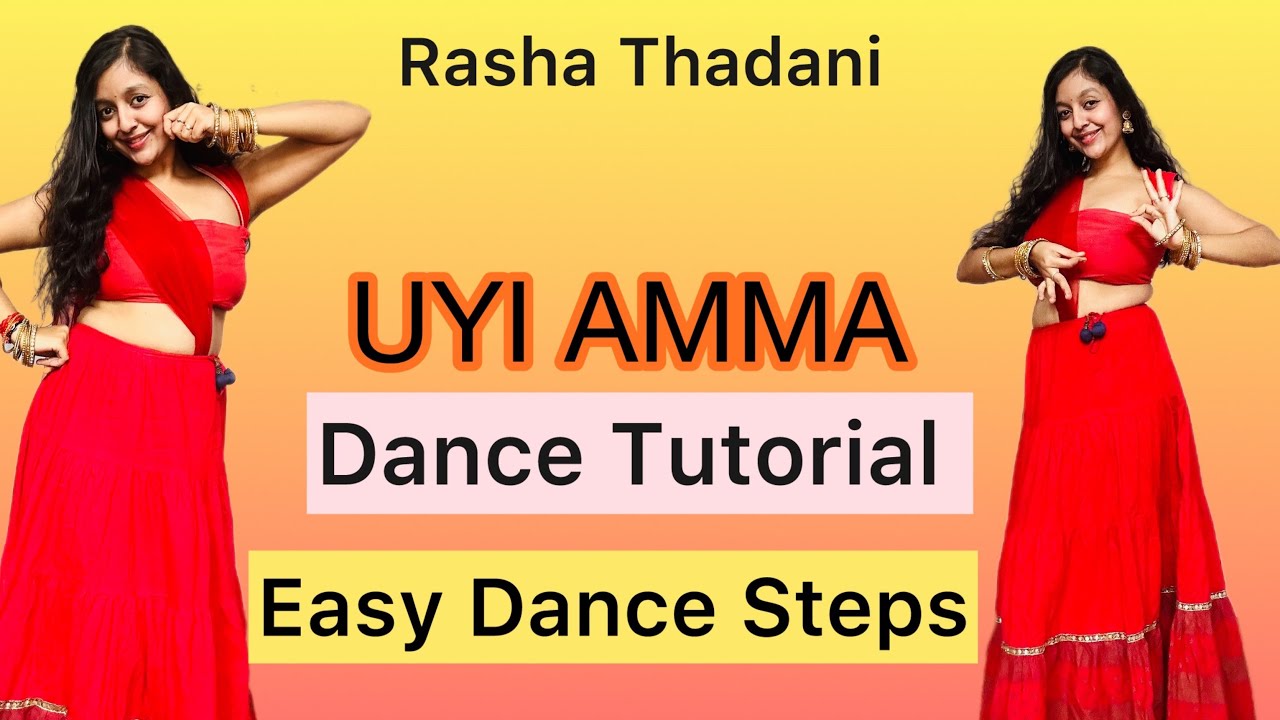 Uyi Amma | Dance Tutorial | Rasha Thadani | Azaad | Trending | Easy Dance Steps | Viral Video