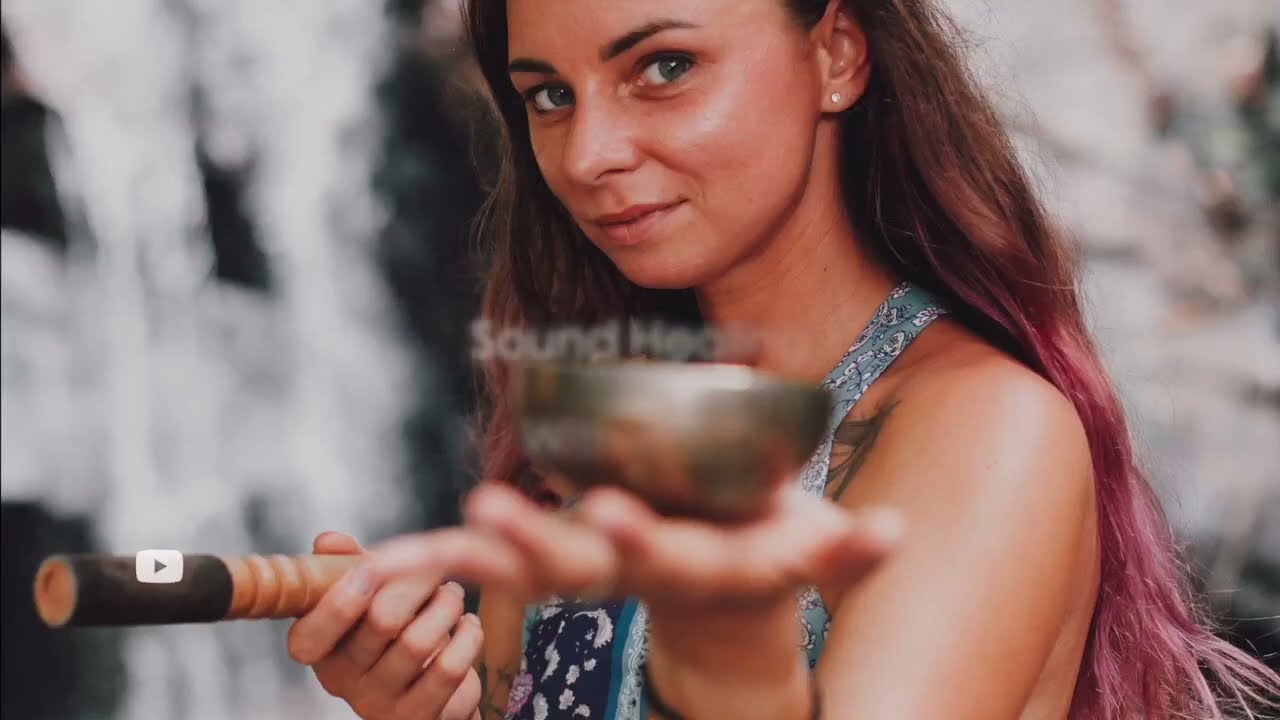 ЗВУКОВА МЕДИТАЦІЯ із ТИБЕТСЬКИМИ ЧАШАМИ БІЛЯ ВОДОСПАДУ