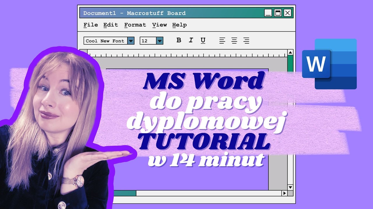 MS WORD do pracy dyplomowej w 14 minut | Tutorial, kt&oacute;rego od zawsze szukałaś #mswordtutorial