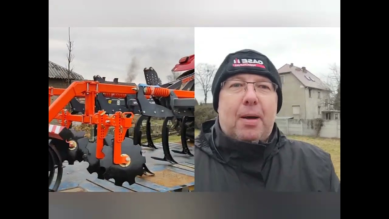 Kultywator Mandam Spec HD 2,5 z wałem daszkowym.