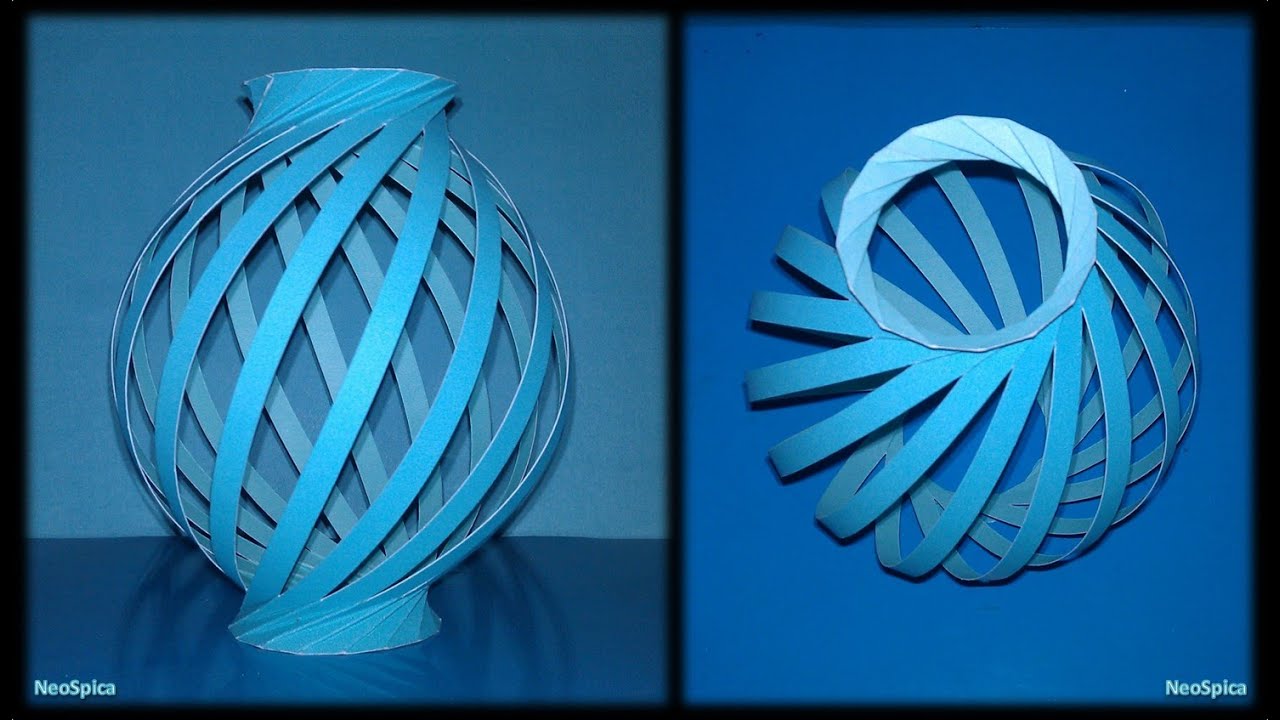 Paper Lamp Ball Twist Spiral