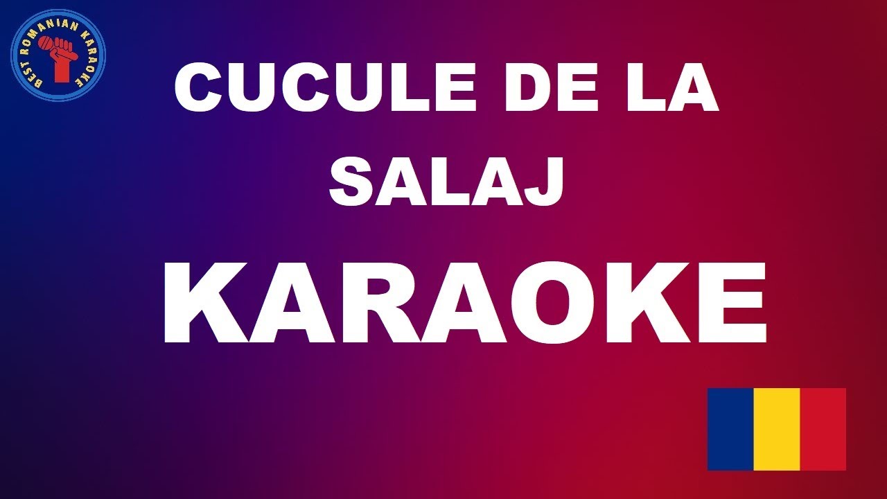 KARAOKE:Cucule de la Salaj - Do min - Versuri pe Ecran - Karaoke Romanesc