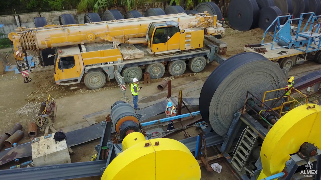 Almex - Lafarge Surma Bangladesh Belt Installation - 2018
