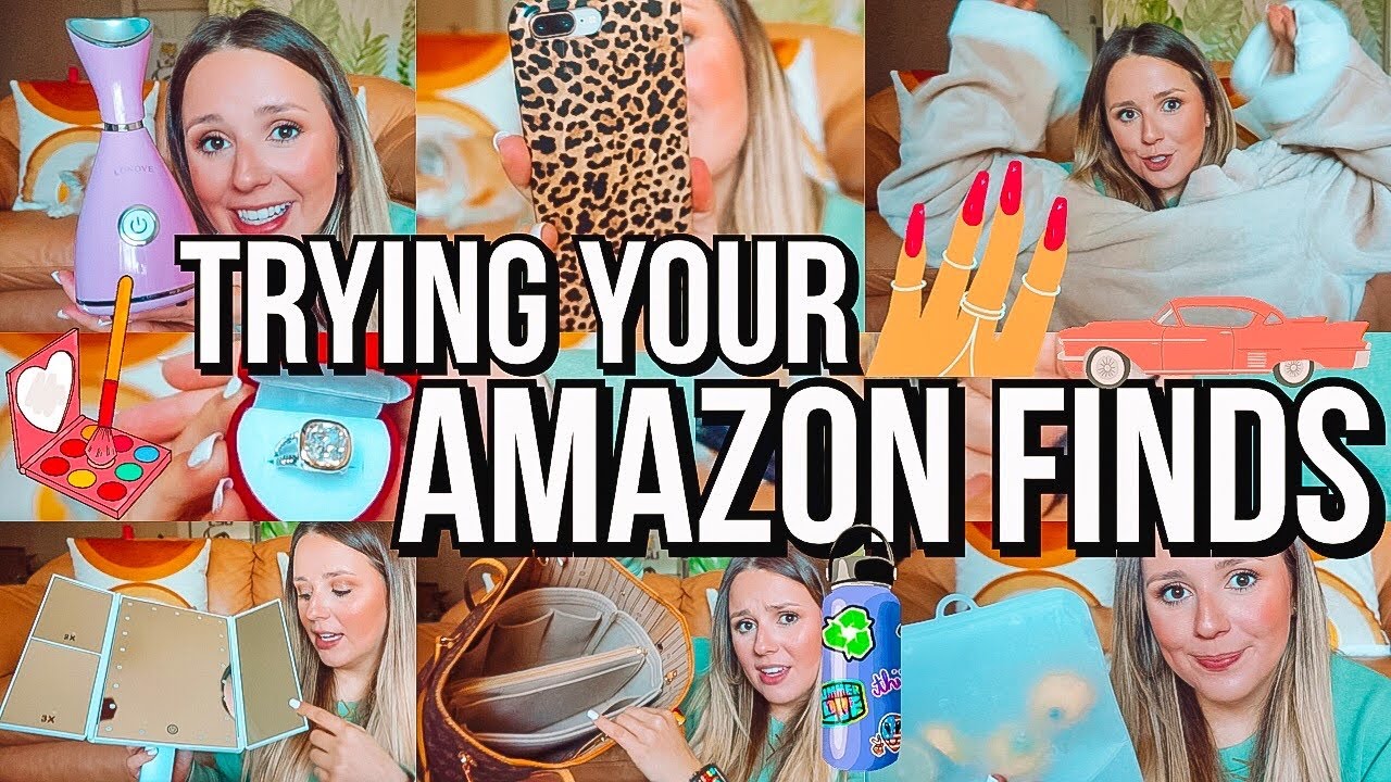 trying my subscribers’ AMAZON FAVORITES... OMG