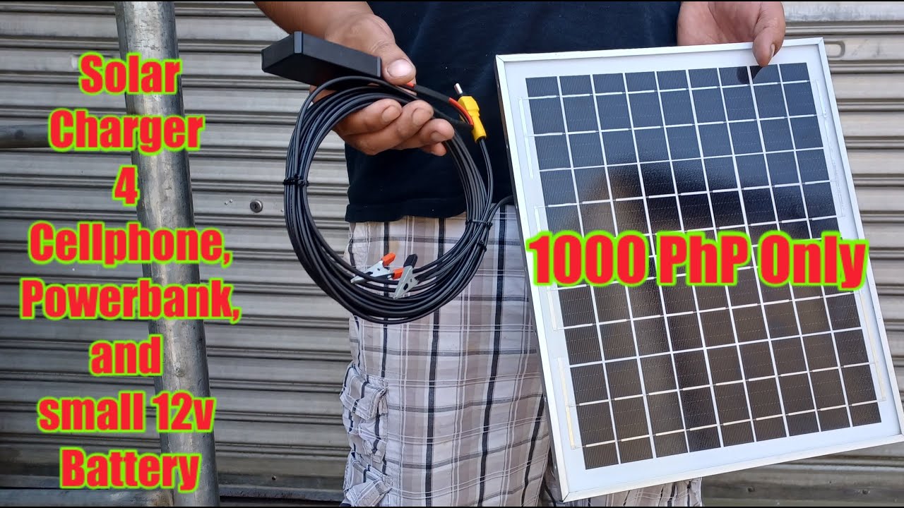 DIY Solar charger for Cellphone and Powerbank