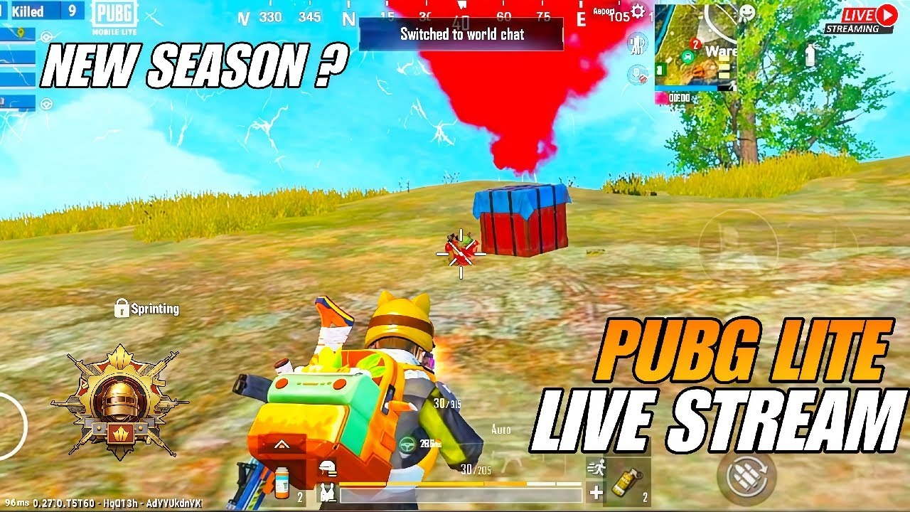 PUBG LITE LIVE STREAM 🥰 | NEW SEASON KB AAYEGA | FULL RUSH GAMEPLAY