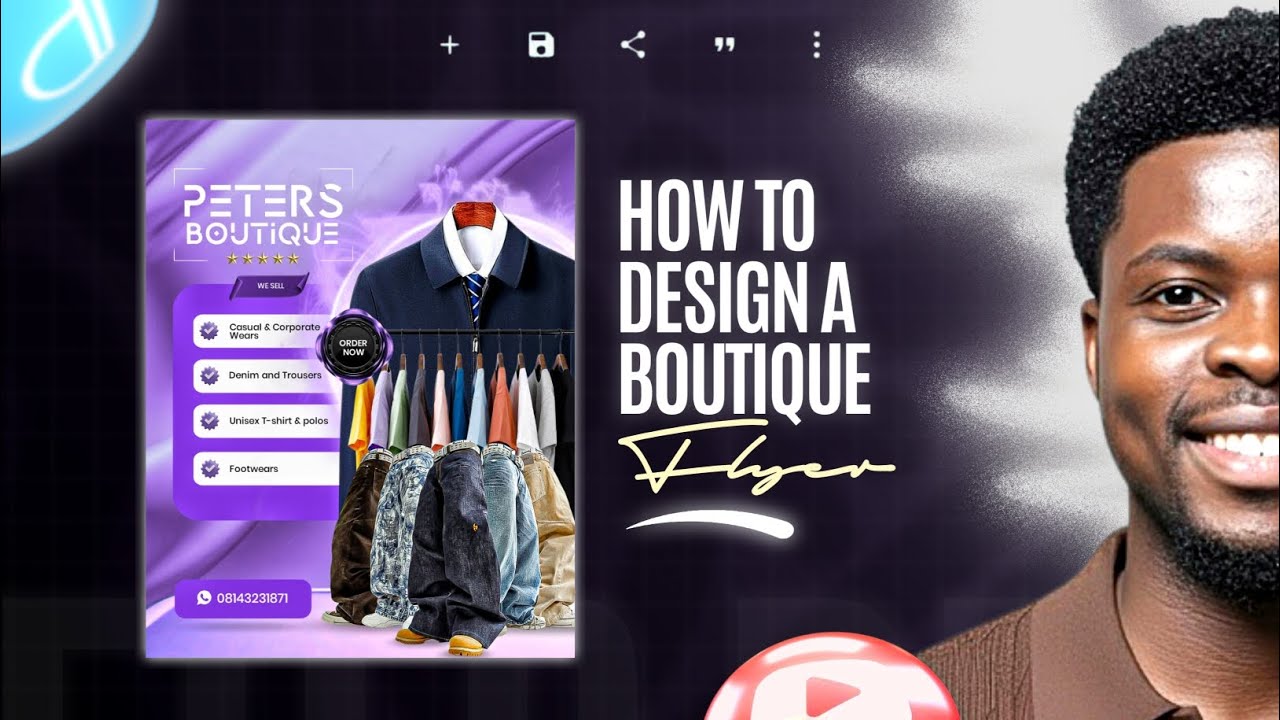 HOW TO CREATE A BOUTIQUE FLYER | DAY 4
