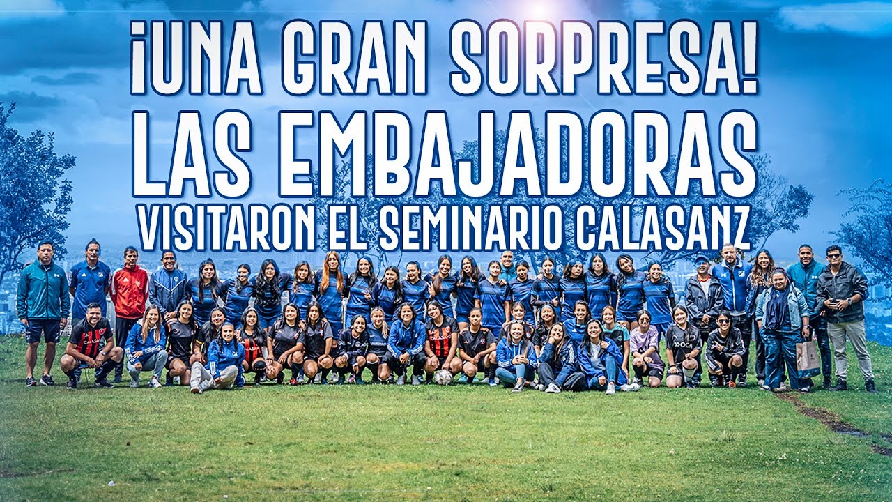 ¡Una gran sorpresa! ⚽💙🙌 Las Embajadoras visitaron el Seminario Calasanz