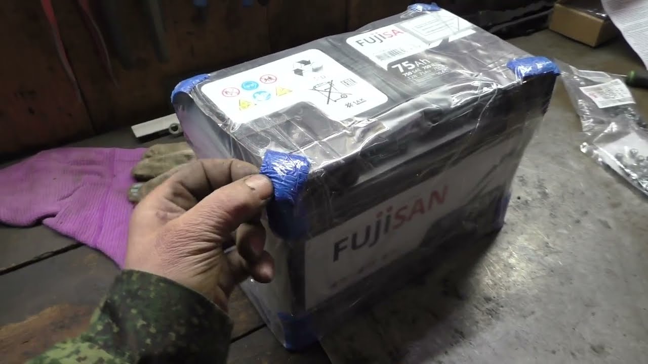 Закупился халявными электродами. Шипую резину. Акум. Fujisan 75 Ач. за 4800 р.