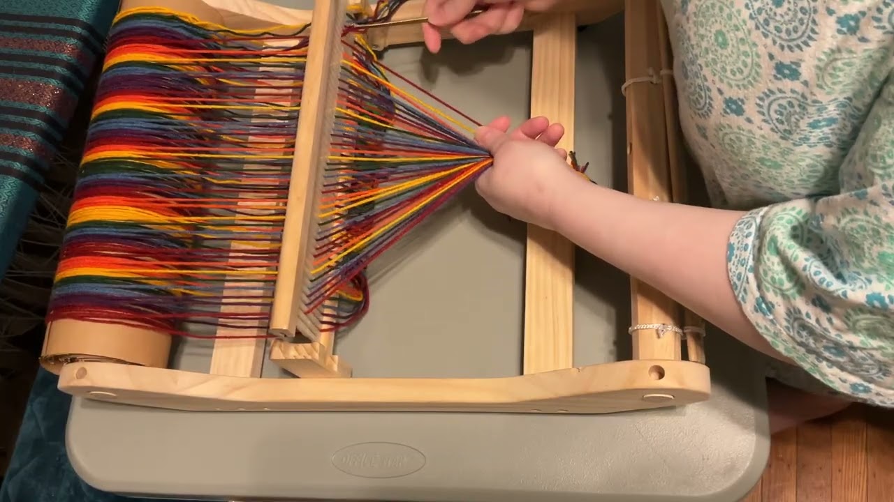 How to warp a Rigid Heddle Loom faster!