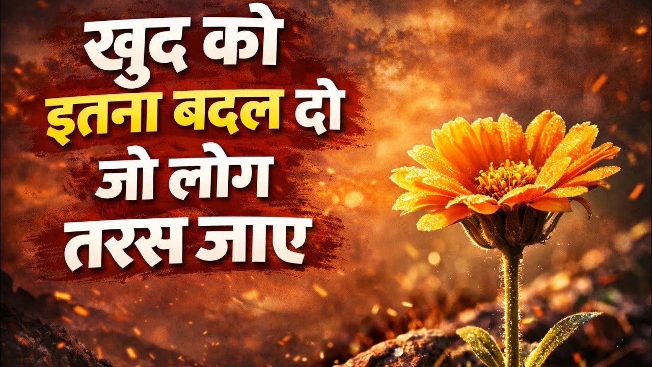 अकेले चलना सीखो, जीत तुम्हारे कदम चूमेगी 💪🔥Motivation #LifeChange #SelfPower Gyan Vachan