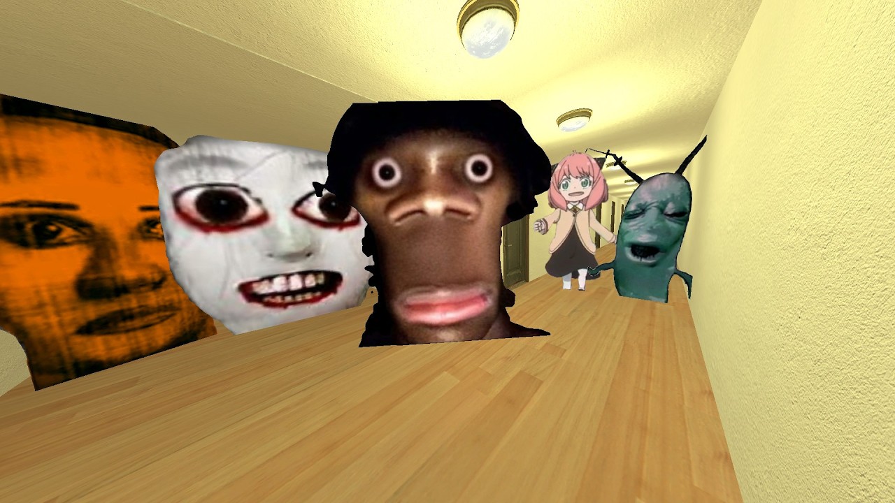 This Hallway Spawned Every Face Nextbot at Once… I Regret Entering 😱 (Gmod)