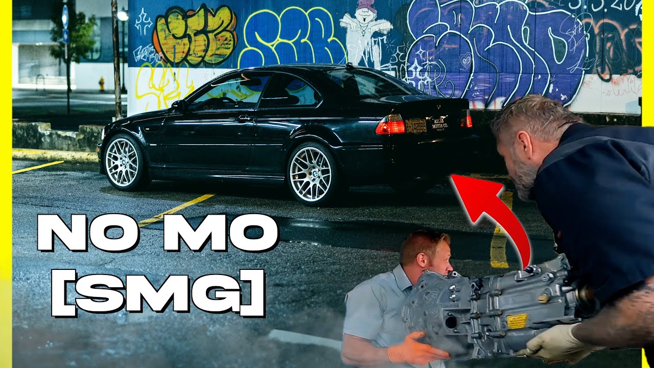 BMW E46 M3 SMG Transmission Swap to 6-Speed Manual By BMW Master Tech TIMELAPSE WITH COMMENTARY