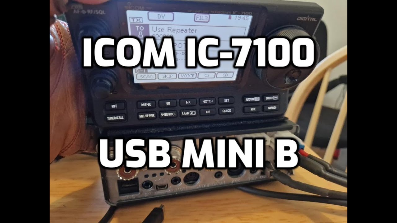 ICOM IC-7100 USB (mini B) Cable with ferrite