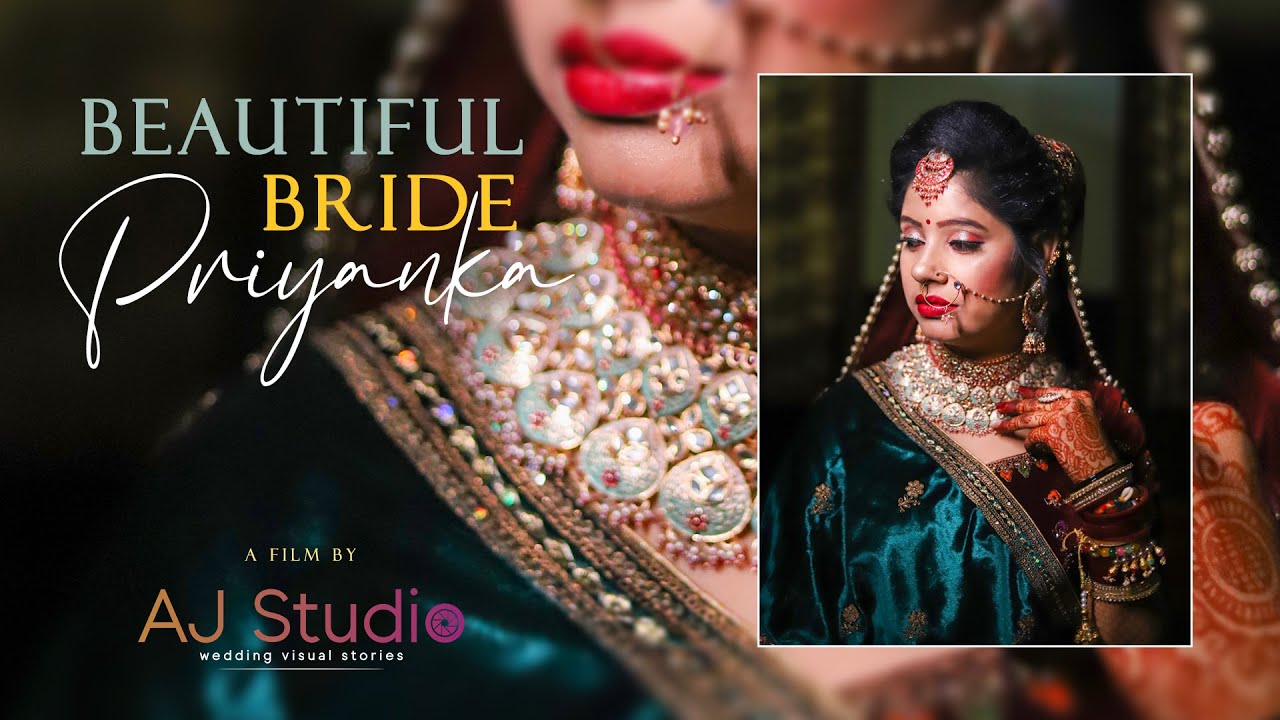 Bridal Shoot (Cinematic Getting Ready Highlights) | Ft. Priyanka | Govind | AJ Studio | #ajstudio4u