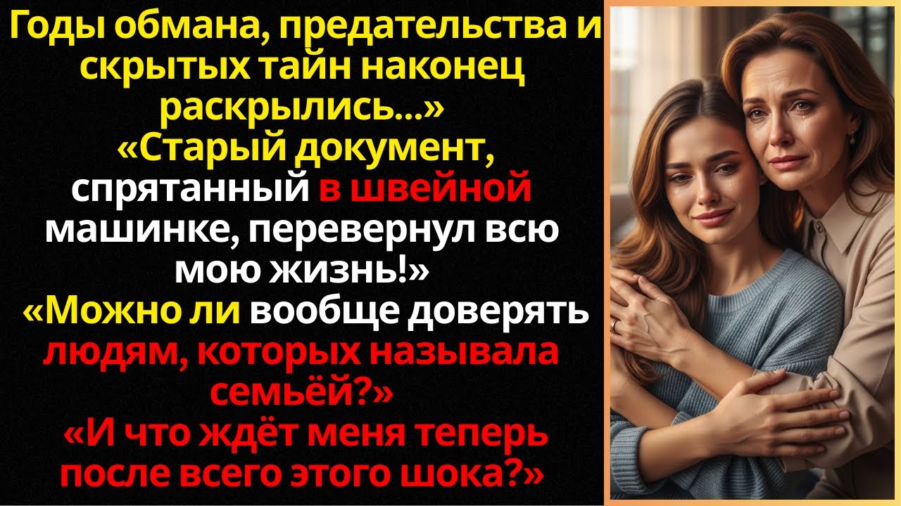 «Секрет в старой машинке: семья, которой я доверяла, предала меня»