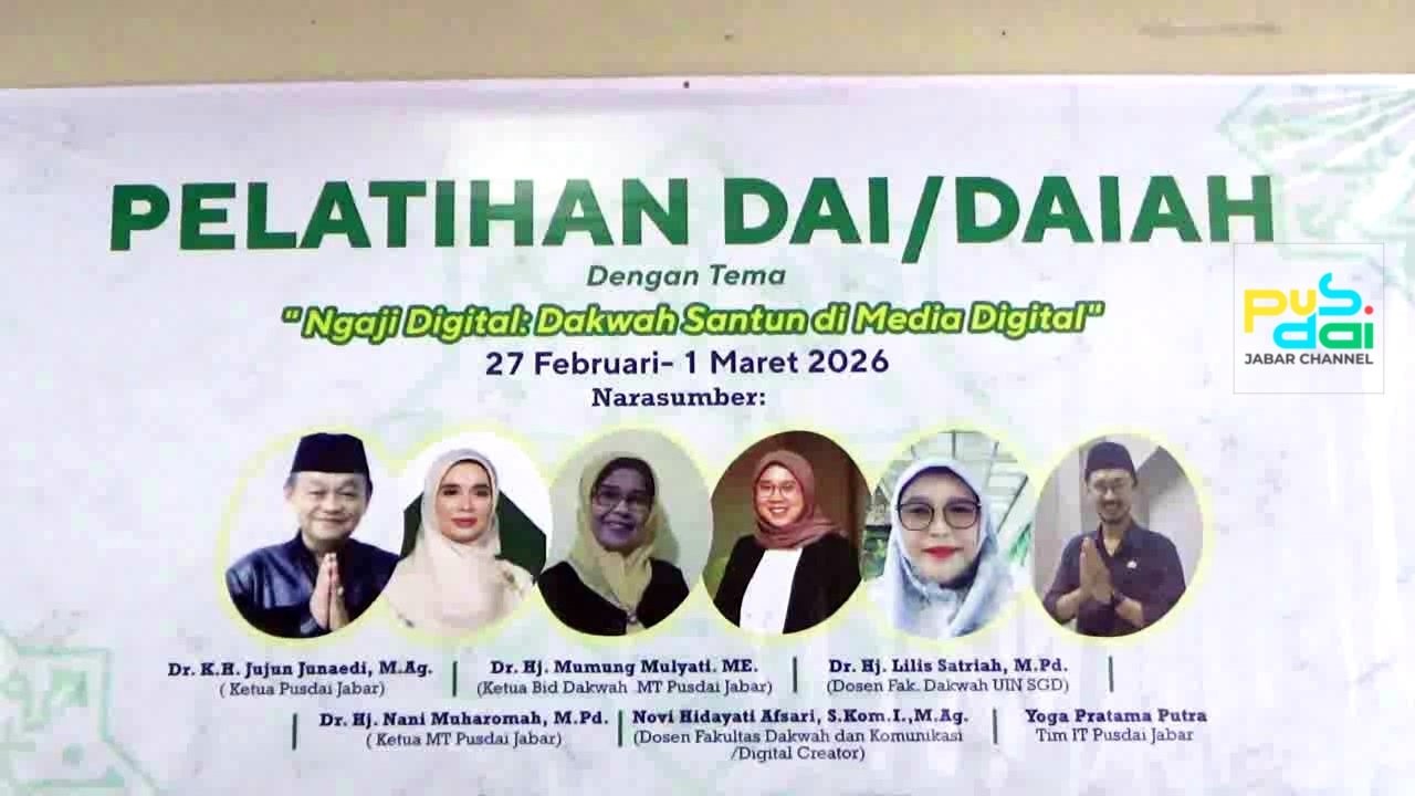 PELATIHAN DA'I DAN DA'IYAH MT PUSDAI