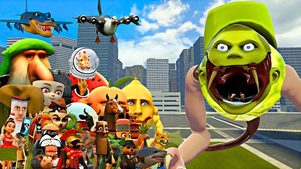 NEW LIN GANG MELON INFECTED BY ZOOCHOSIS VS ALL NEW ITALIAN AI BRAINROT MEMES in GMod! GAME 2025!