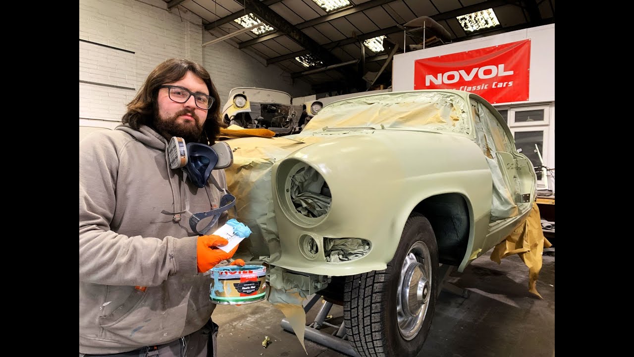 WATCH FILLER DRY!!! Basic Filler Work with Novols Awesome Products on the Jaguar MK10