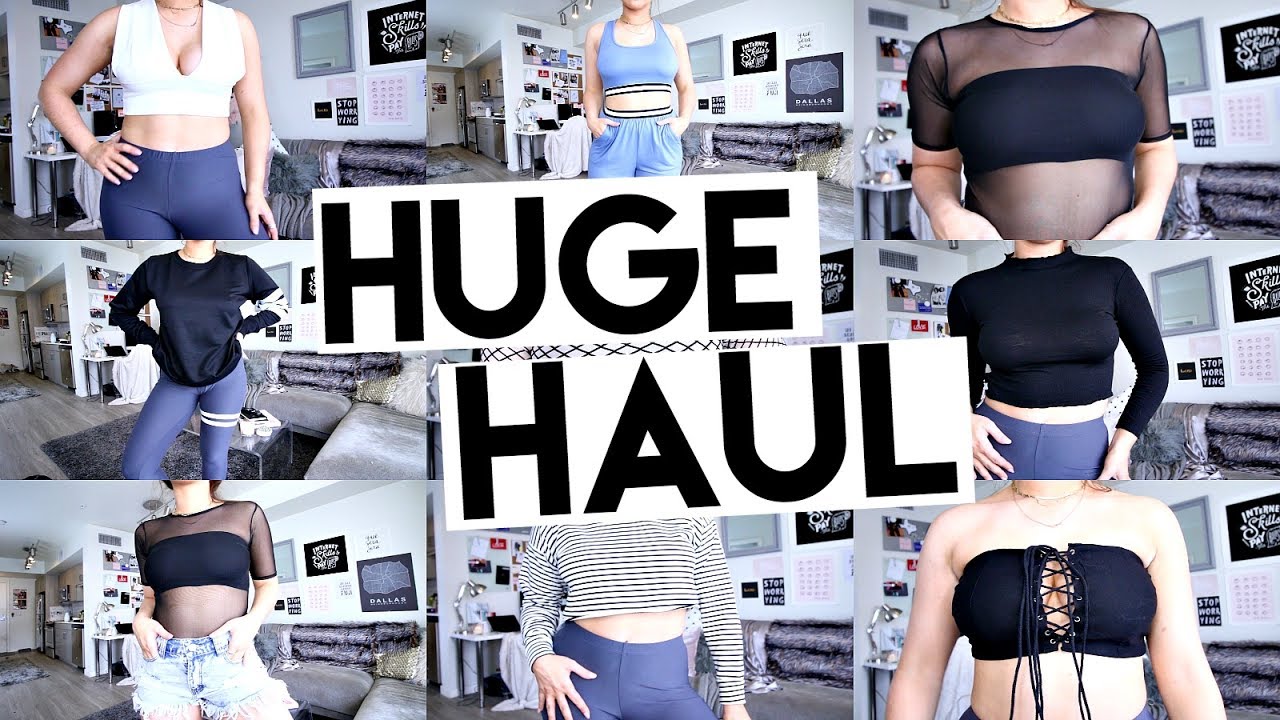 HUGE Try On Summer Clothing Haul! Fashion Nova, Boohoo, Steve Madden | Kenzie Elizabeth