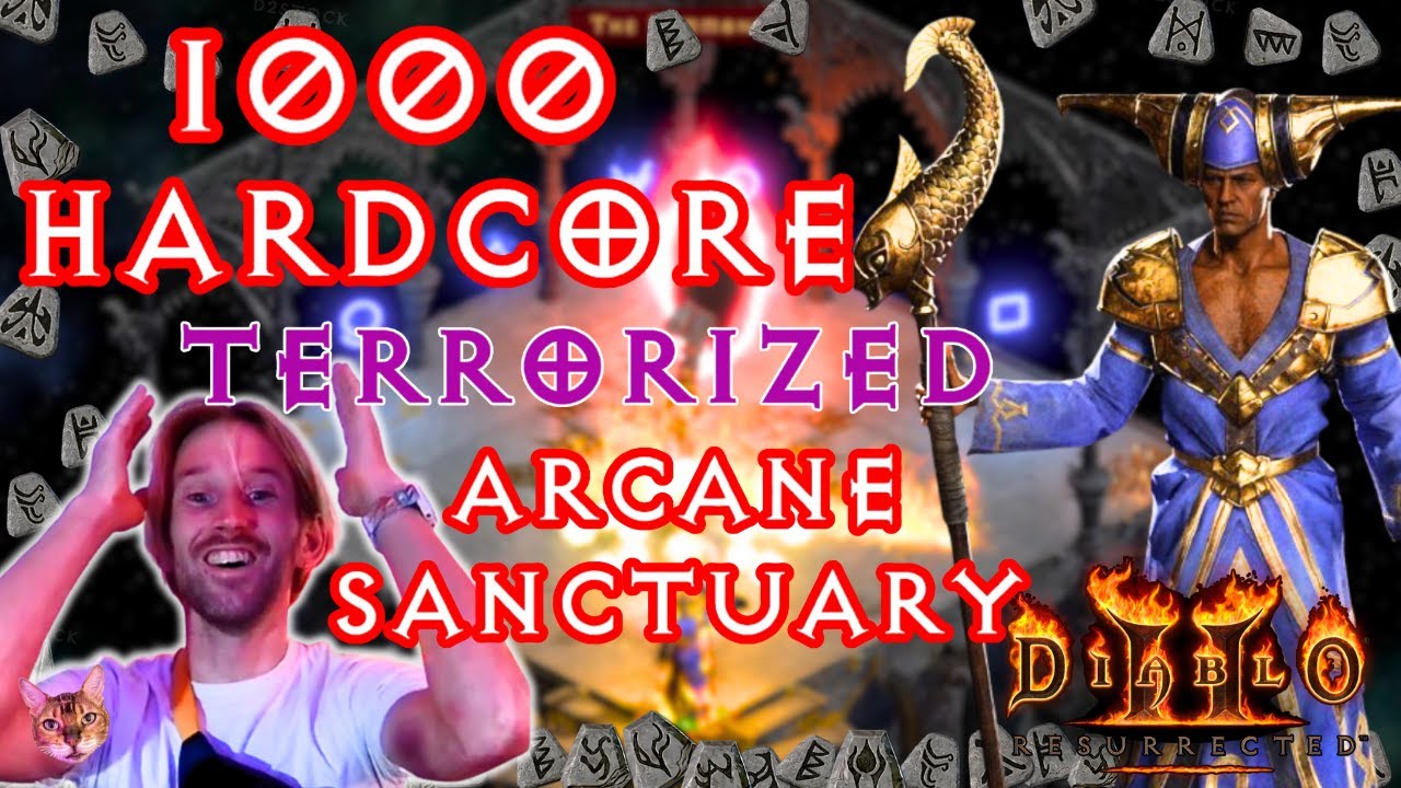 So Many HIGH RUNES: 1000 Terrorized Arcane Sanctuary Runs - Diablo 2 Resurrected